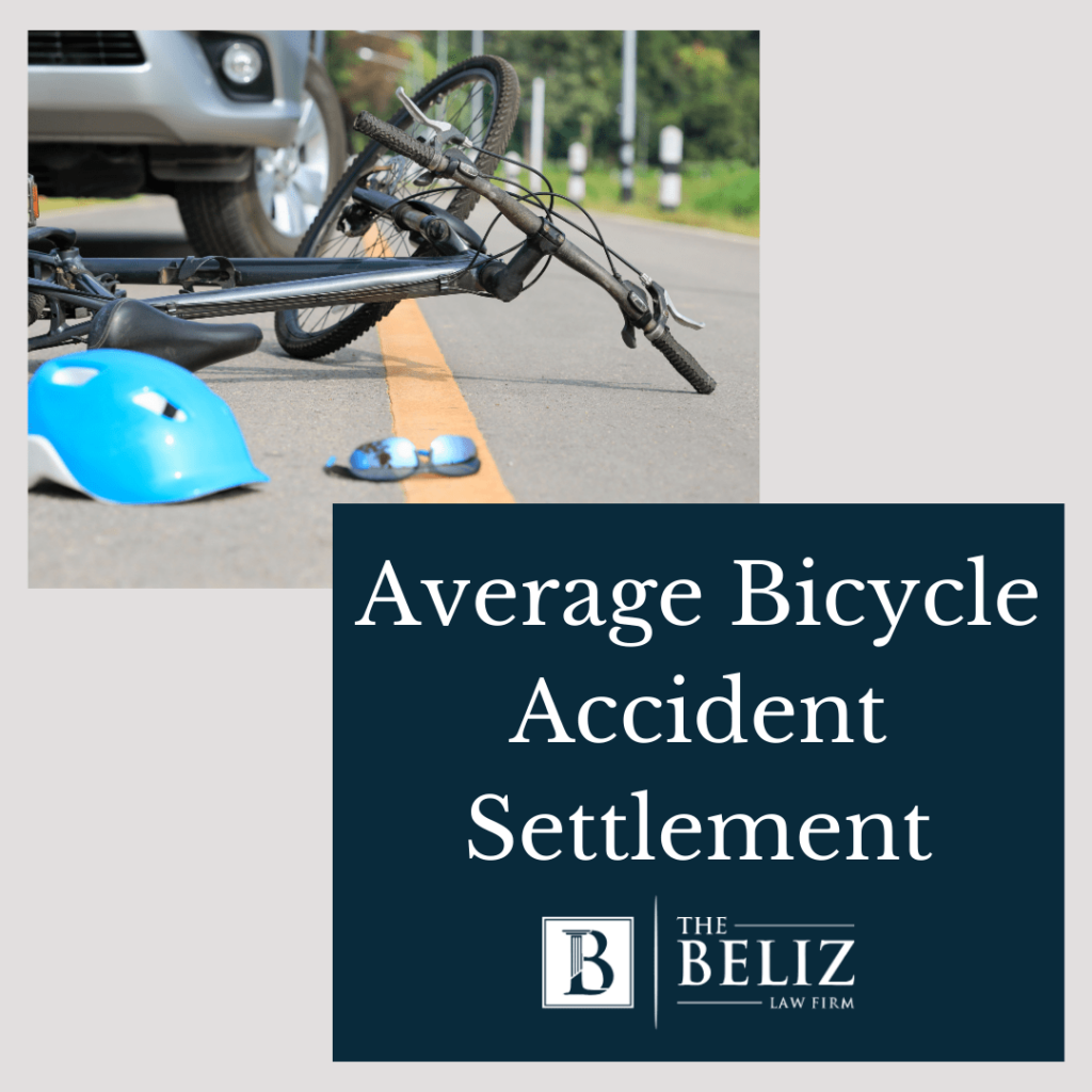 Average bicycle accident settlement in California